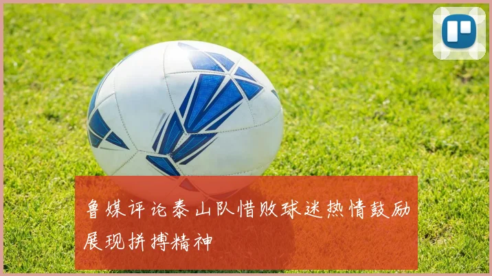 鲁媒评论泰山队惜败球迷热情鼓励展现拼搏精神